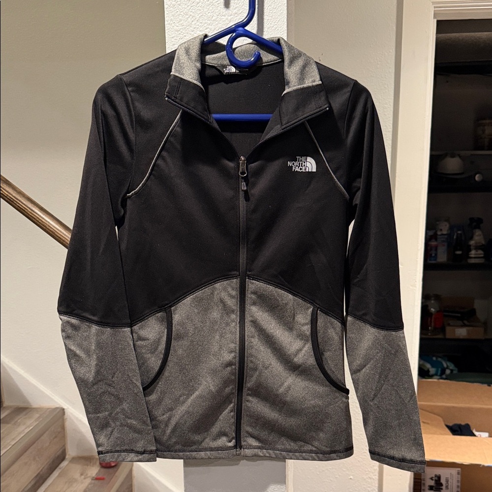 The North Face Black and Gray Full-Zip Jacket